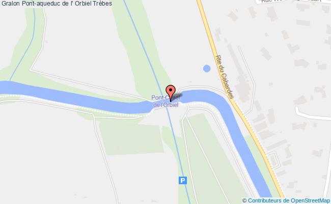 plan Pont-aqueduc De L' Orbiel Trèbes Trèbes
