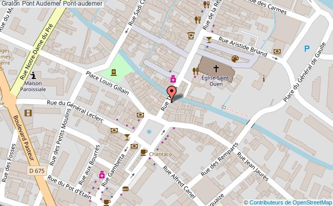 plan Pont Audemer Pont-audemer Pont-audemer