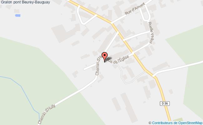 plan Pont Beurey-bauguay Beurey-Bauguay