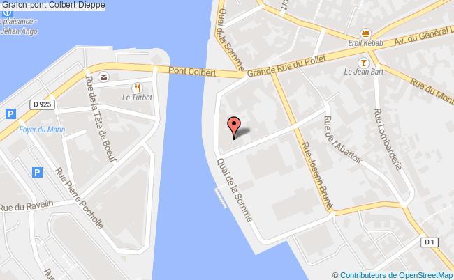 plan Pont Colbert Dieppe Dieppe