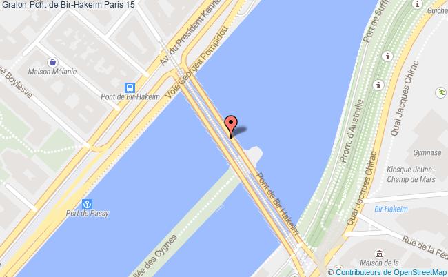 plan Pont De Bir-hakeim Paris 15 Paris 15