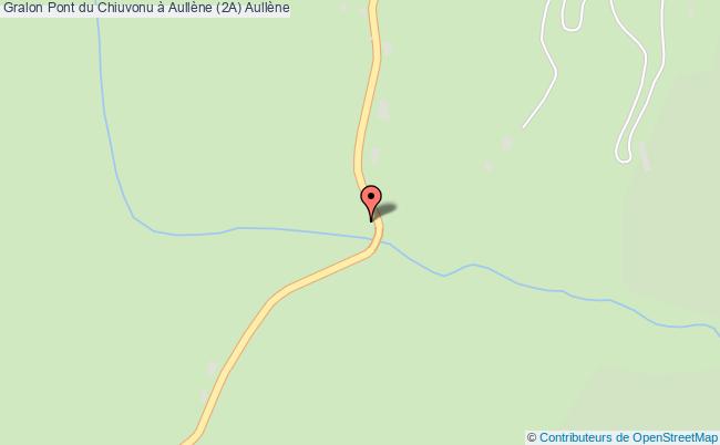 plan Pont Du Chiuvonu à Aullène (2a) Aullène Aullène