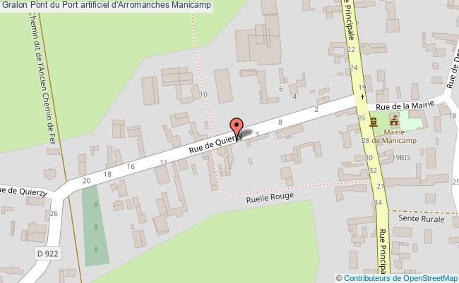 plan Pont Du Port Artificiel D'arromanches Manicamp Manicamp