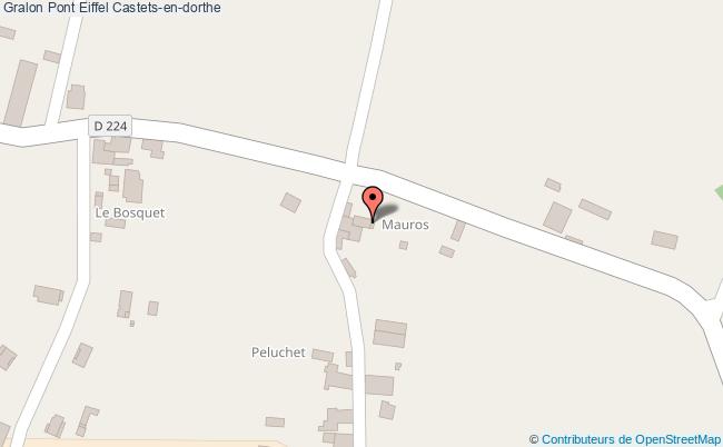 plan Pont Eiffel Castets-en-dorthe Castets-en-dorthe