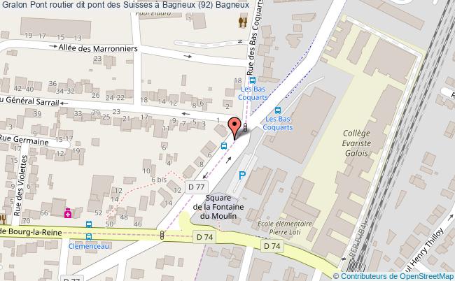 Pont routier dit pont des Suisses à Bagneux (92)