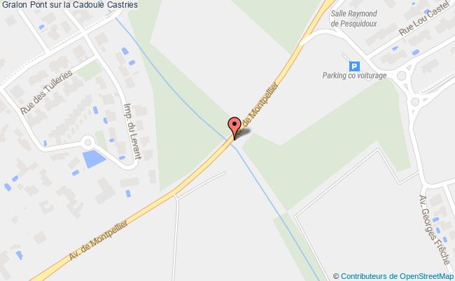 plan Pont Sur La Cadoule Castries Castries