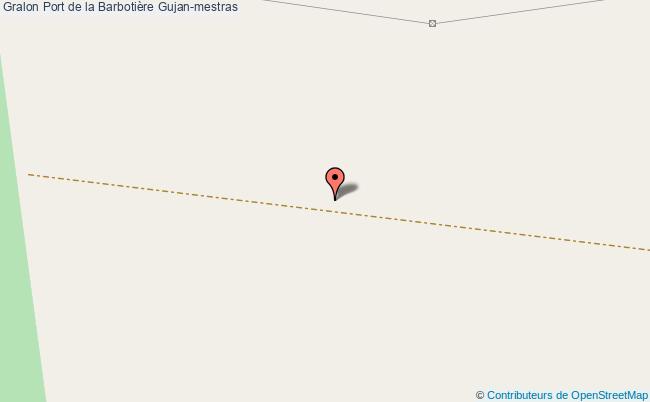 plan Port De La Barbotière Gujan-mestras Gujan-mestras