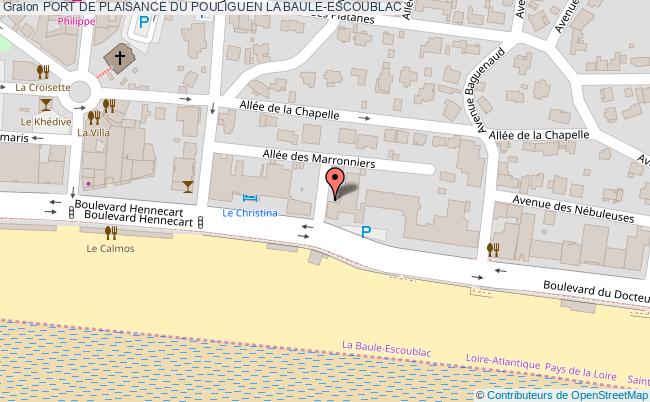 plan Port De Plaisance Du Pouliguen La Baule-escoublac LA BAULE-ESCOUBLAC