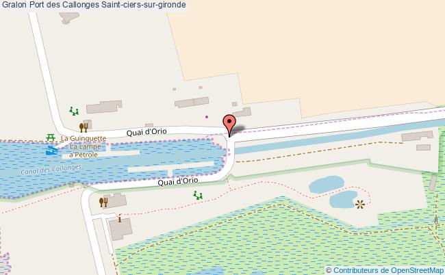 plan Port Des Callonges Saint-ciers-sur-gironde Saint-ciers-sur-gironde