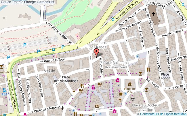 plan Porte D'orange Carpentras Carpentras