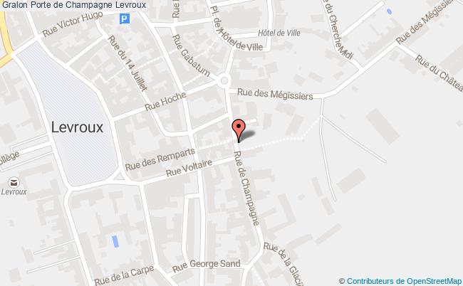 plan Porte De Champagne Levroux Levroux