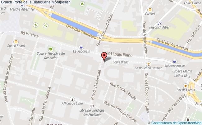 Porte de la blanquerie Montpellier tourisme