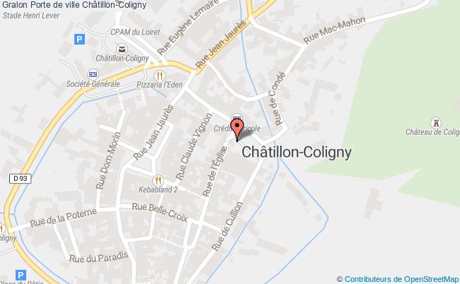 plan Porte De Ville Châtillon-coligny Châtillon-Coligny