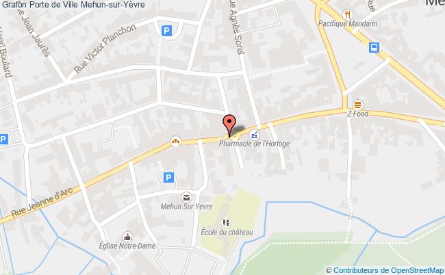 plan Porte De Ville Mehun-sur-yèvre Mehun-sur-Yèvre