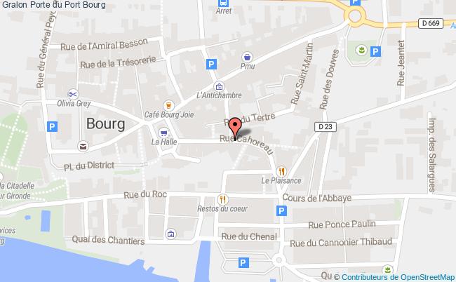 plan Porte Du Port Bourg Bourg