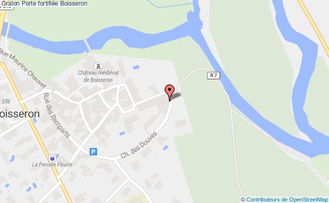 plan Porte Fortifiée Boisseron Boisseron