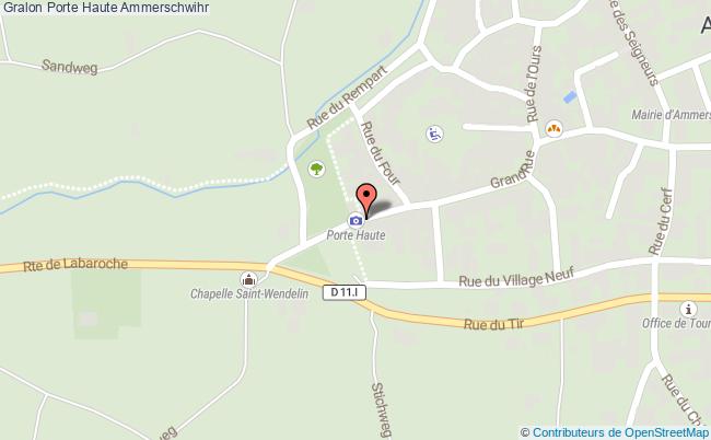 plan Porte Haute Ammerschwihr Ammerschwihr