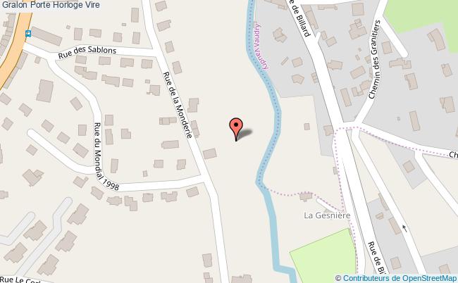 plan Porte Horloge Vire Vire