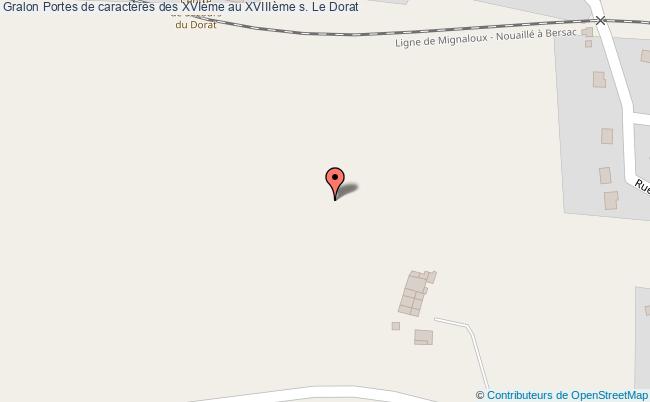 Portes de caractères des XVIème au XVIIIème s.