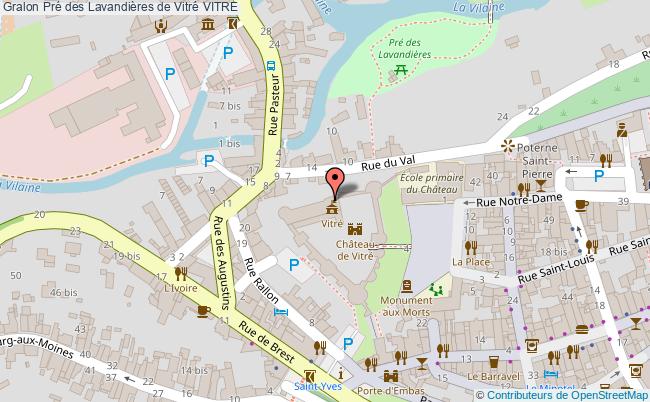 plan Pré Des Lavandières De Vitré Vitre VITRE