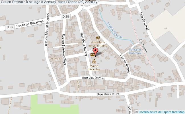 Pressoir à battage à Accolay, dans l'Yonne (89)