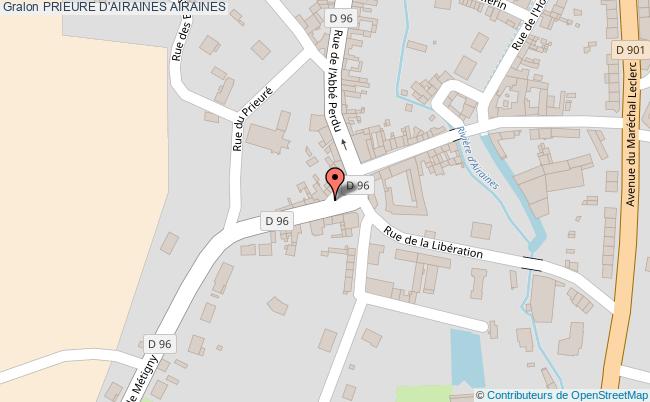 plan Prieure D'airaines Airaines AIRAINES