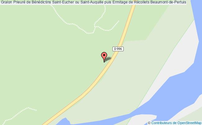 Prieuré de Bénédictins Saint-Eucher ou Saint-Auquille puis Ermitage de Récollets