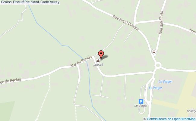plan Prieuré De Saint-cado Auray Auray
