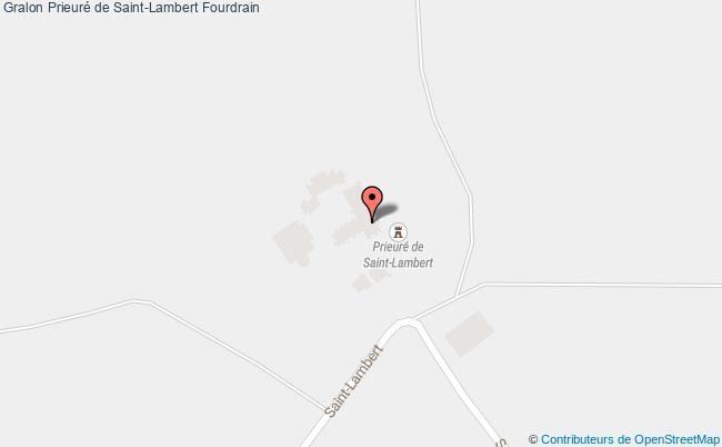 plan Prieuré De Saint-lambert Fourdrain Fourdrain