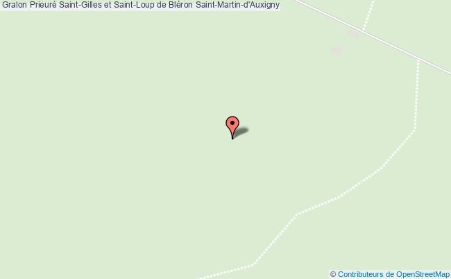 plan Prieuré Saint-gilles Et Saint-loup De Bléron Saint-martin-d'auxigny Saint-Martin-d'Auxigny