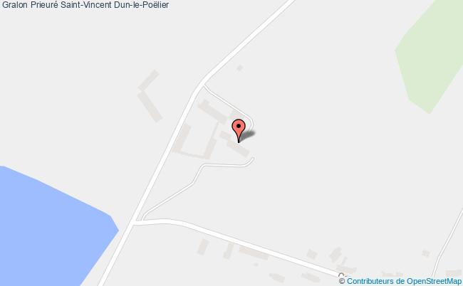 plan Prieuré Saint-vincent Dun-le-poëlier Dun-le-Poëlier