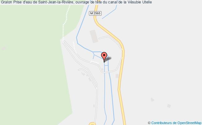 plan Prise D'eau De Saint-jean-la-rivière, Ouvrage De Tête Du Canal De La Vésubie Utelle Utelle