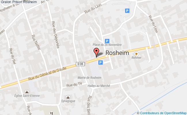 plan Prison Rosheim Rosheim
