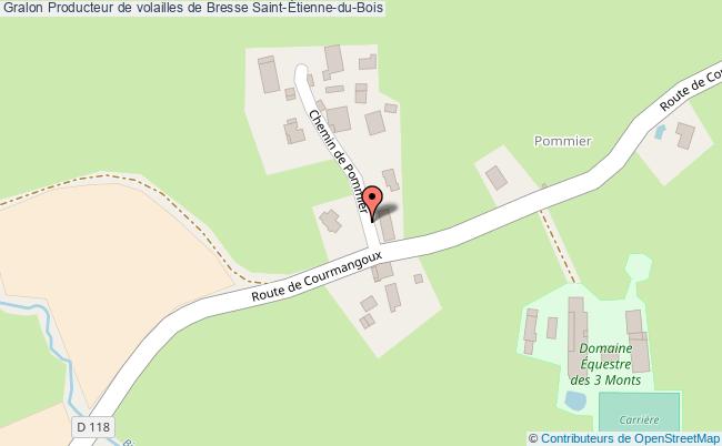 plan Producteur De Volailles De Bresse Saint-Étienne-du-bois Saint-Étienne-du-Bois