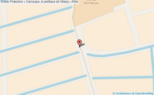 plan Projection « Camargue, La Poétique De L’étang » Arles Arles