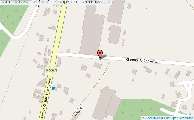 plan Promenade Commentée En Barque Sur L'estampon Roquefort Roquefort