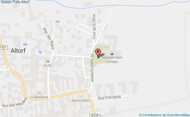 plan Puits Altorf Altorf