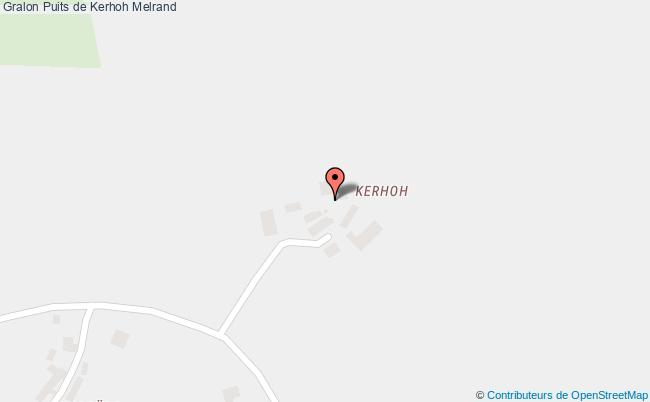 plan Puits De Kerhoh Melrand Melrand
