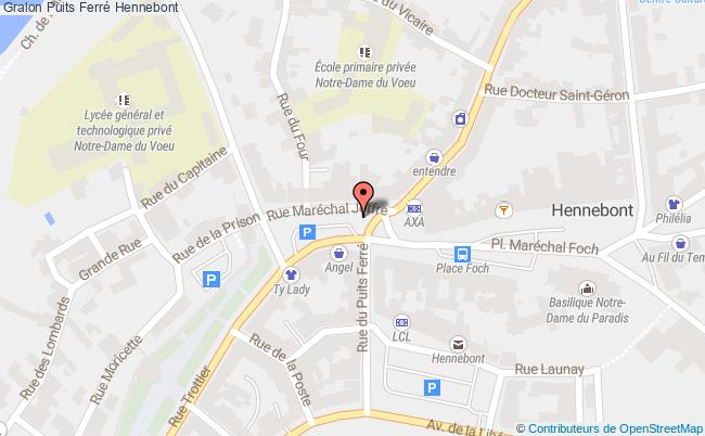plan Puits Ferré Hennebont Hennebont