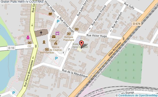 plan Puits Henri Iv Coutras COUTRAS