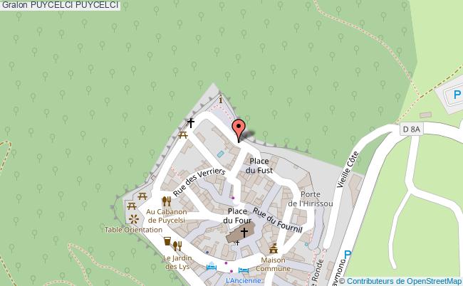 plan Puycelci Puycelci PUYCELCI