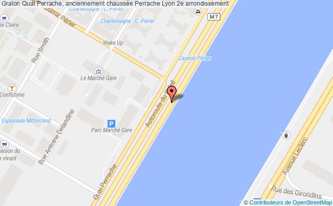 plan Quai Perrache, Anciennement Chaussée Perrache Lyon 2e Arrondissement Lyon 2e arrondissement