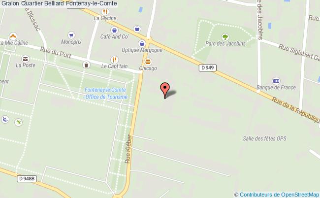 plan Quartier Belliard Fontenay-le-comte Fontenay-le-Comte