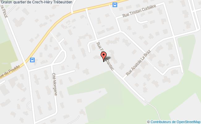 plan Quartier De Crec'h-héry Trébeurden Trébeurden