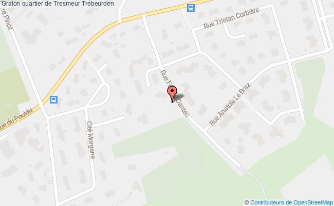plan Quartier De Tresmeur Trébeurden Trébeurden