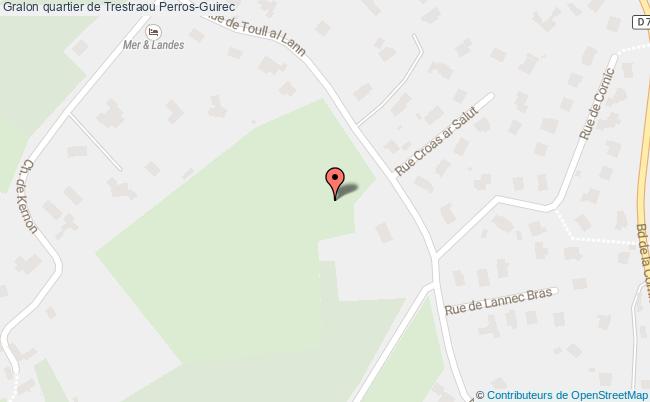 plan Quartier De Trestraou Perros-guirec Perros-Guirec