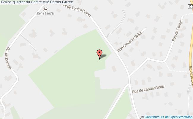 plan Quartier Du Centre-ville Perros-guirec Perros-Guirec