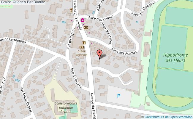 plan Queen's Bar Biarritz Biarritz