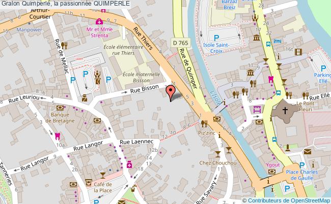 plan Quimperlé, La Passionnée Quimperle QUIMPERLE