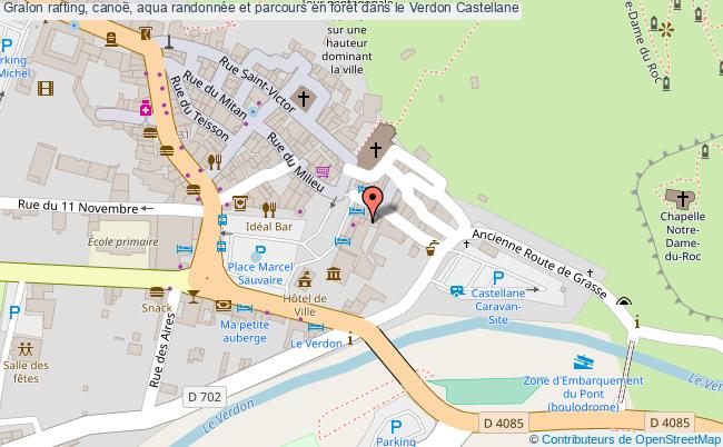 plan Rafting, Canoë, Aqua Randonnée Et Parcours En Forêt Dans Le Verdon Castellane Castellane